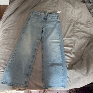 Old Navy Sky-Hi Wide Leg Women's Jeans - Light Blue